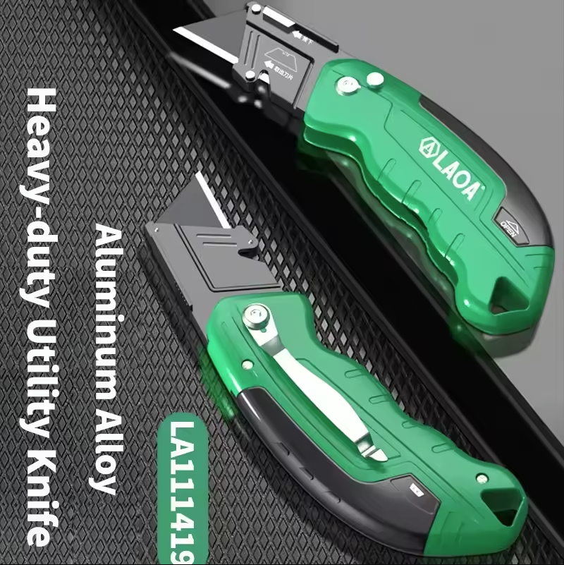 Heavy Equipment Blade - LAOA Heavy Duty Folding cutting knife