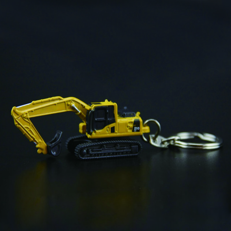 Heavy Equipment Keychain - Mini Excavator crawler plate key ring