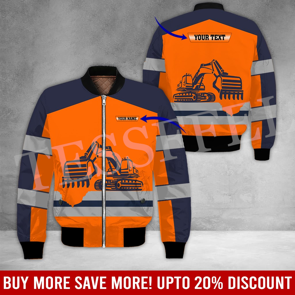 Custom Name Cosplay Worker Hea - Heavy Equipment Names recension och pris