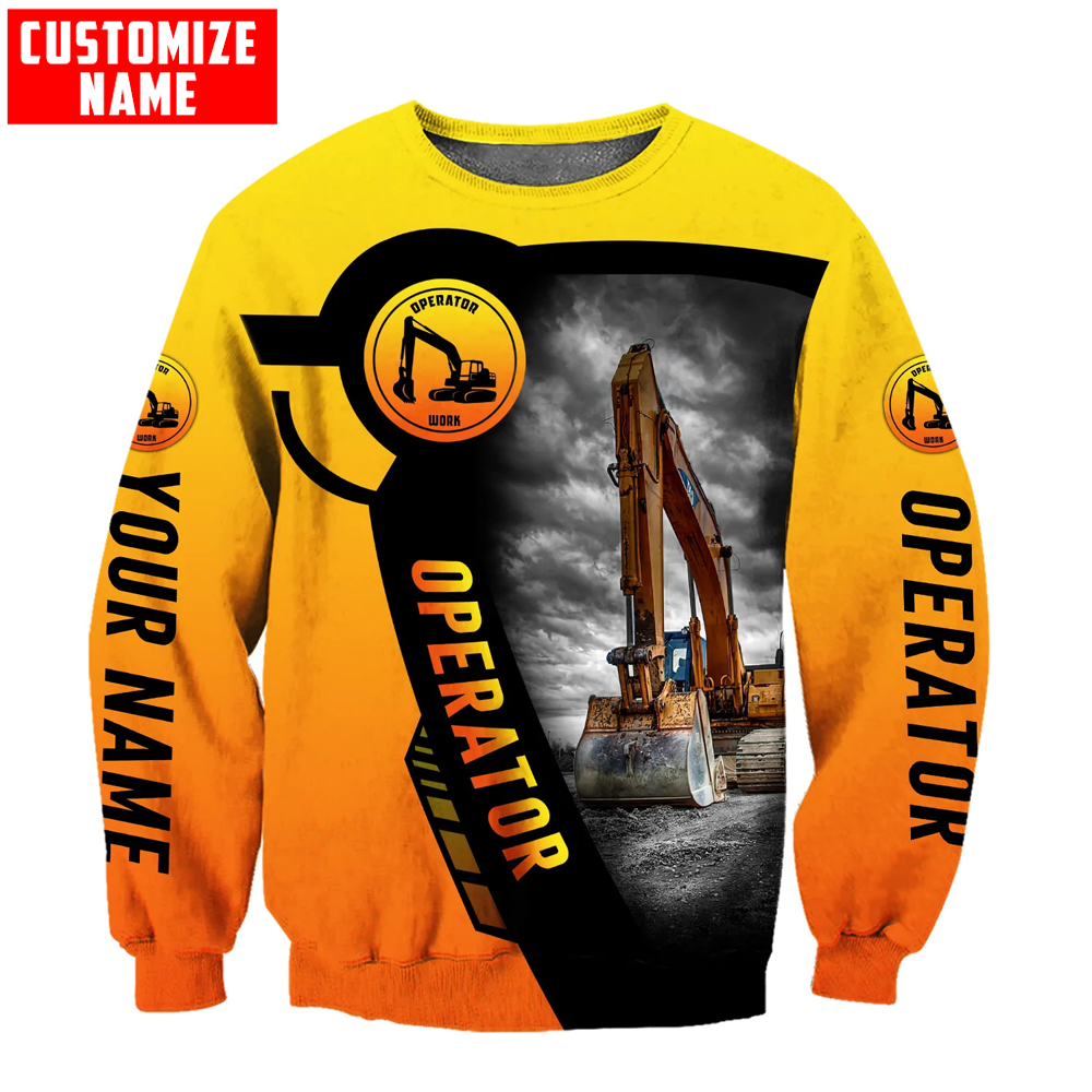 Customized Name Excavator Heav - Heavy Equipment Names recension och pris
