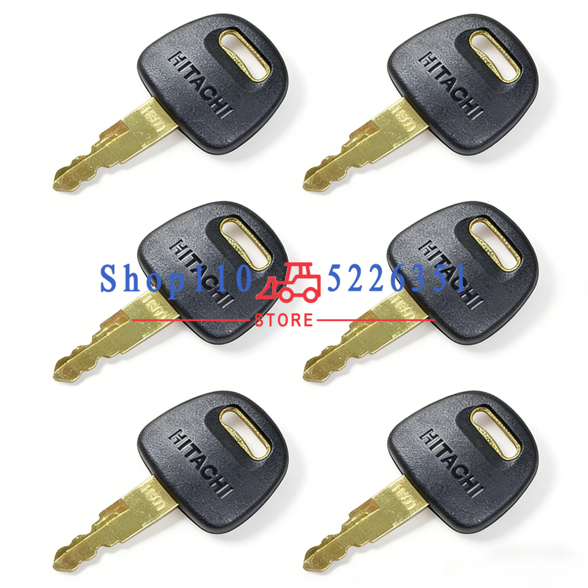10/5PCS New Type H800 Keys for - Heavy Equipment Hitachi recension och pris