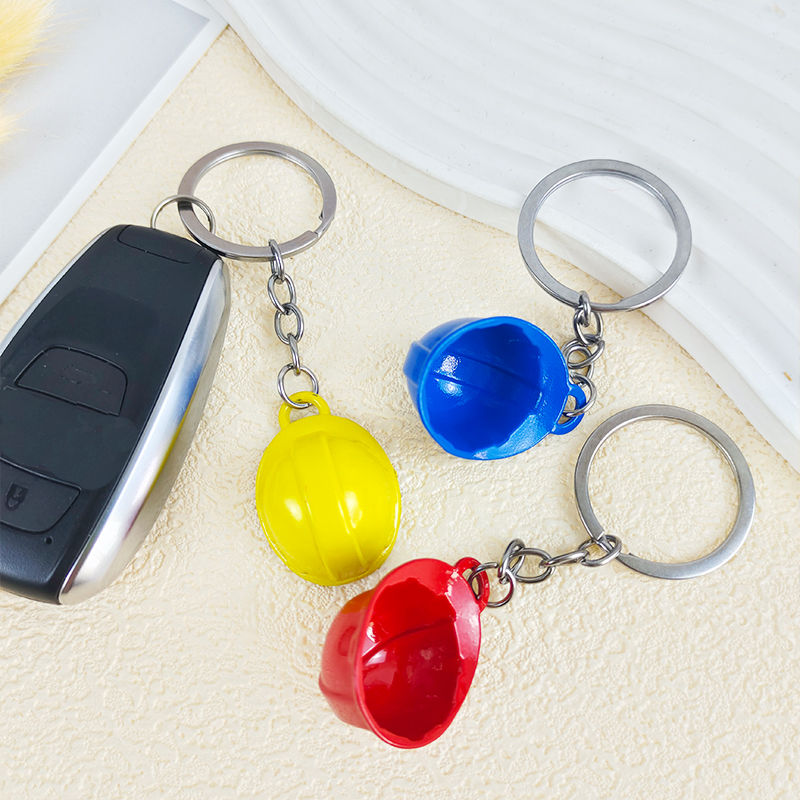 Creative Hard Hat Keychain Min - Heavy Equipment Keychain recension och pris