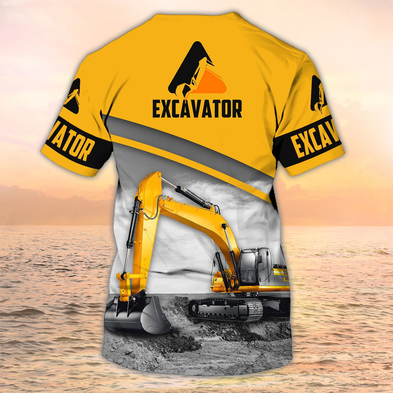 Newest Summer Fashion Men's T- - Heavy Equipment Names recension och pris