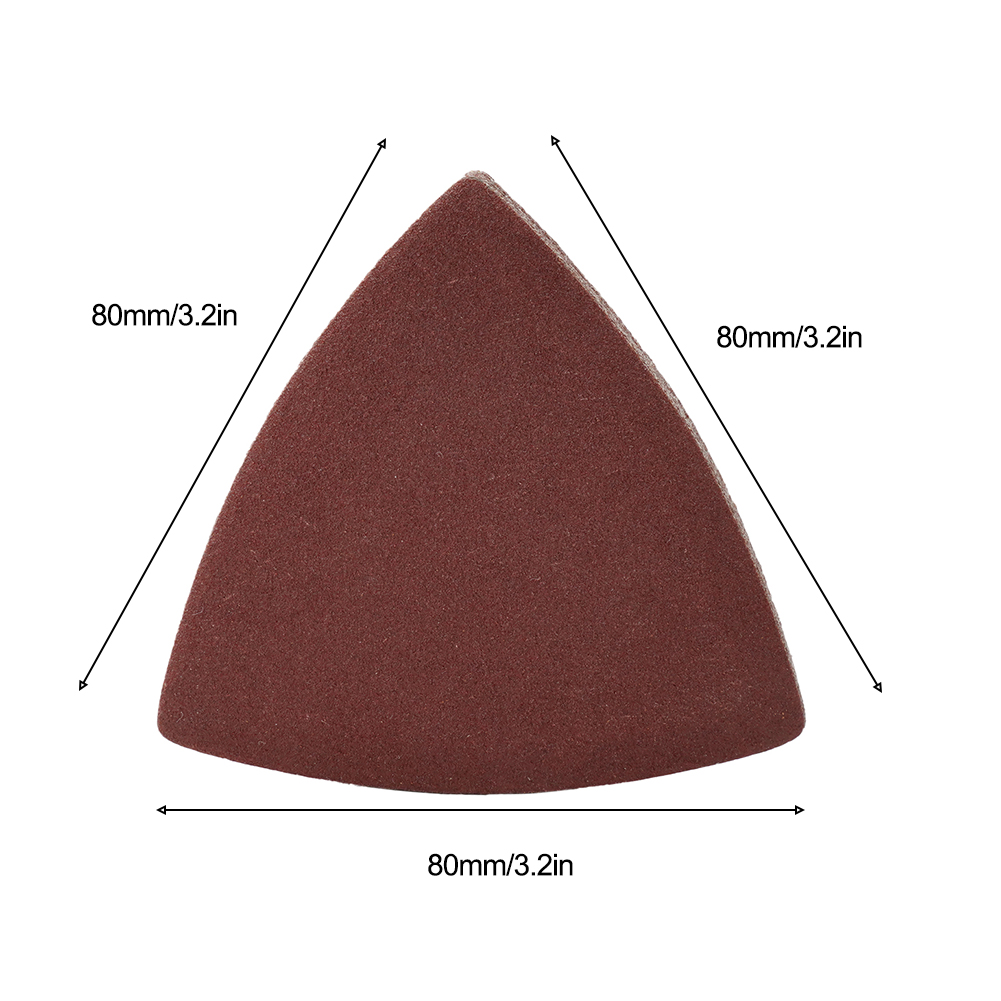 40pc Triangle Sandpaper 60/120 - Heavy Equipment And Machinery recension och pris