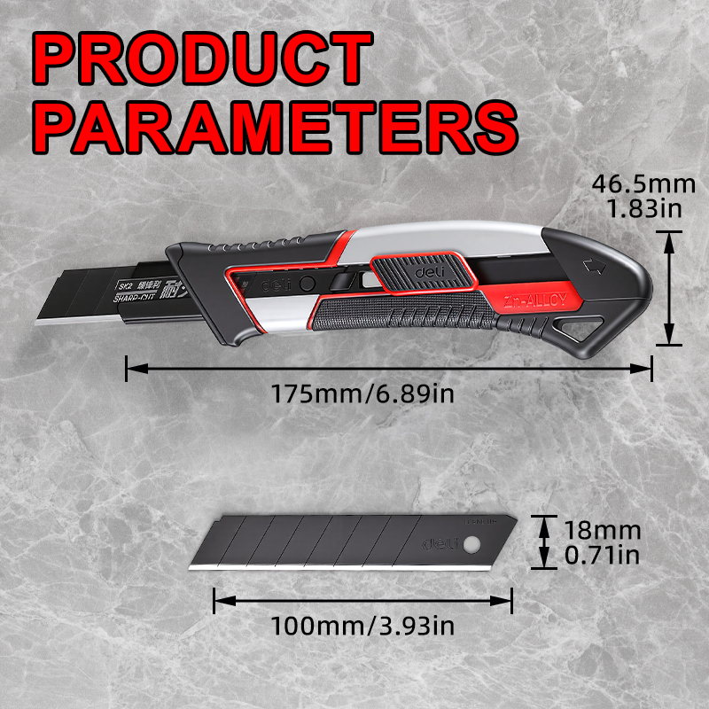 Heavy Duty Zinc Alloy Utility  - Heavy Equipment Blade recension och pris
