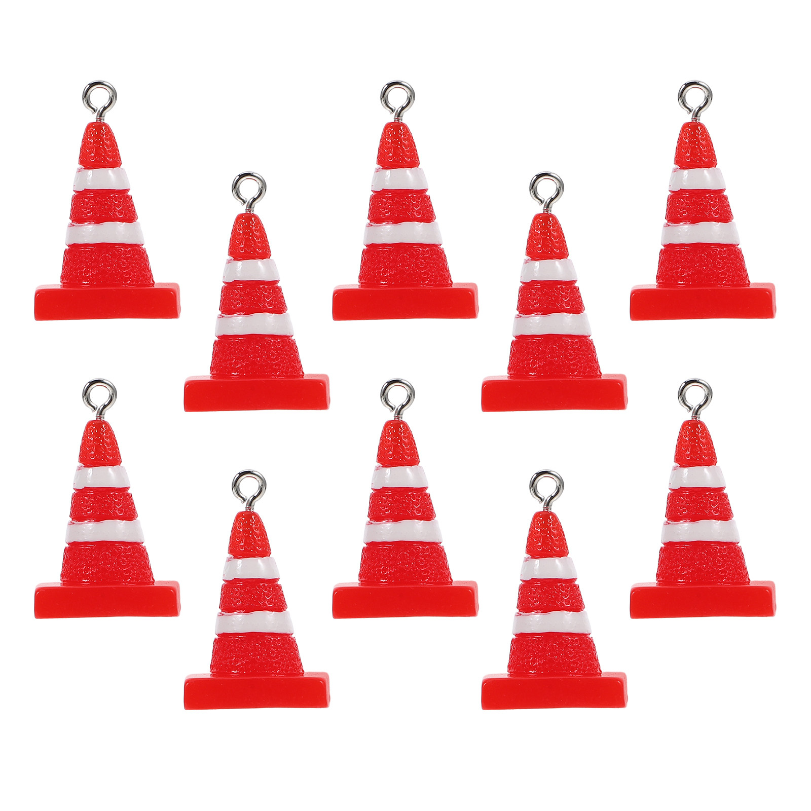 10Pcs Resin Pendant Charms Fun - Road Traffic Cone recension och pris