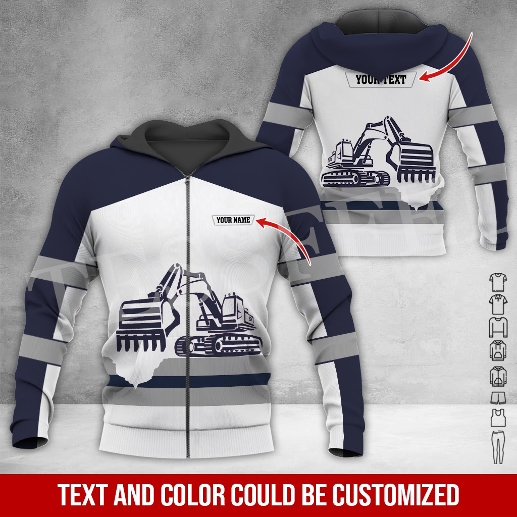 Custom Name Cosplay Worker Hea - Heavy Equipment Names recension och pris