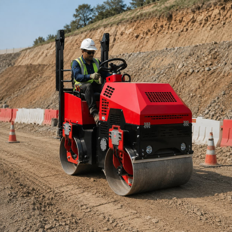 Double Drum Vibratory Road Rol - Heavy Equipment And Machinery recension och pris