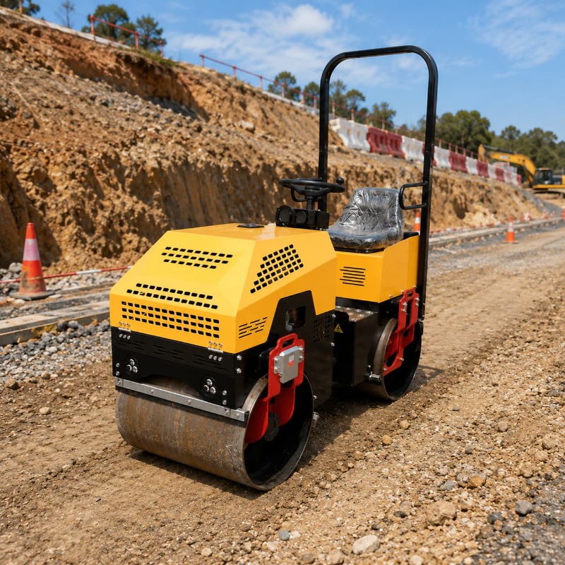 Double Drum Vibratory Road Rol - Heavy Equipment And Machinery recension och pris