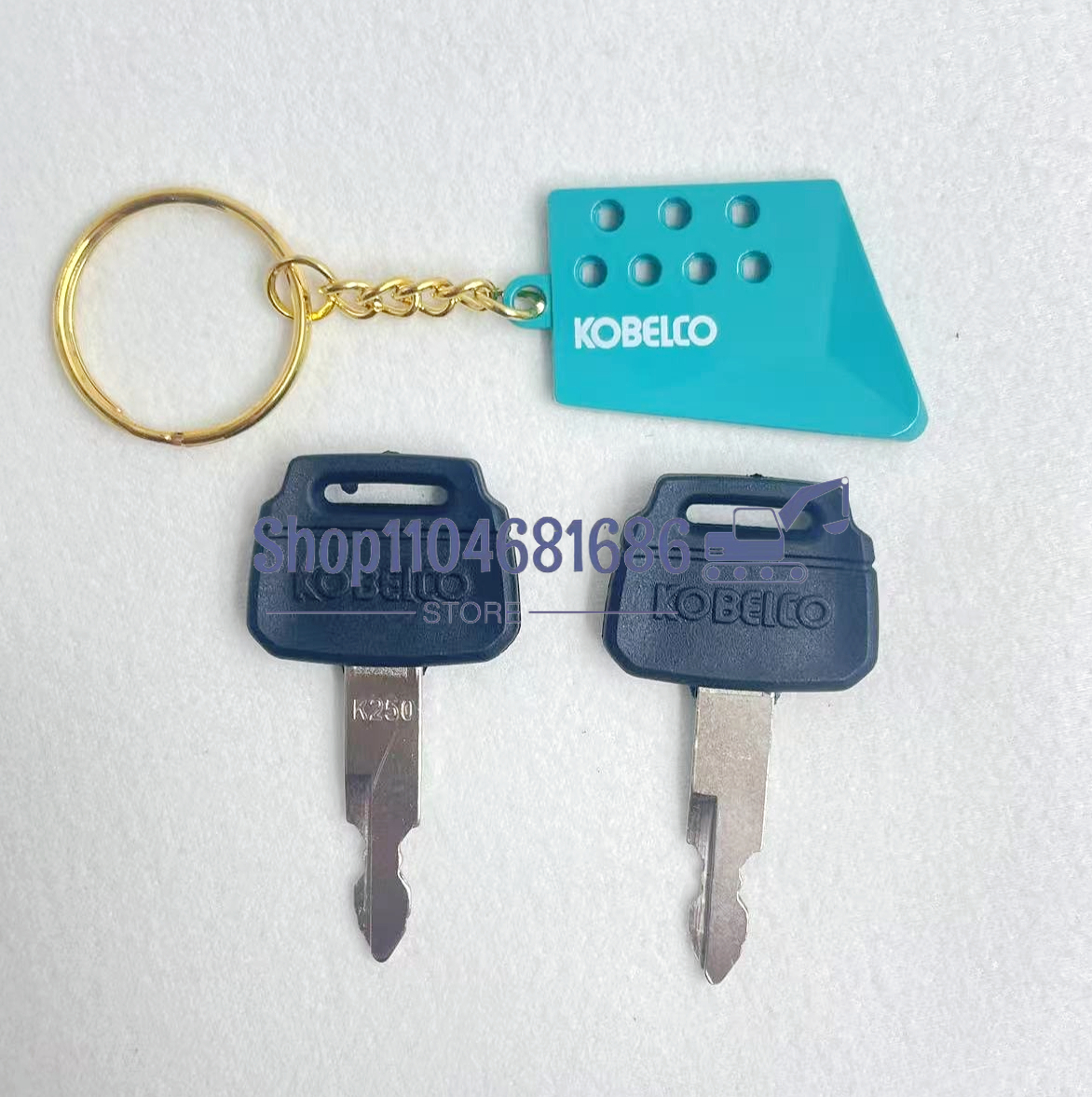 2pcs K250 Key for Kobelco for  - Heavy Equipment Keychain recension och pris