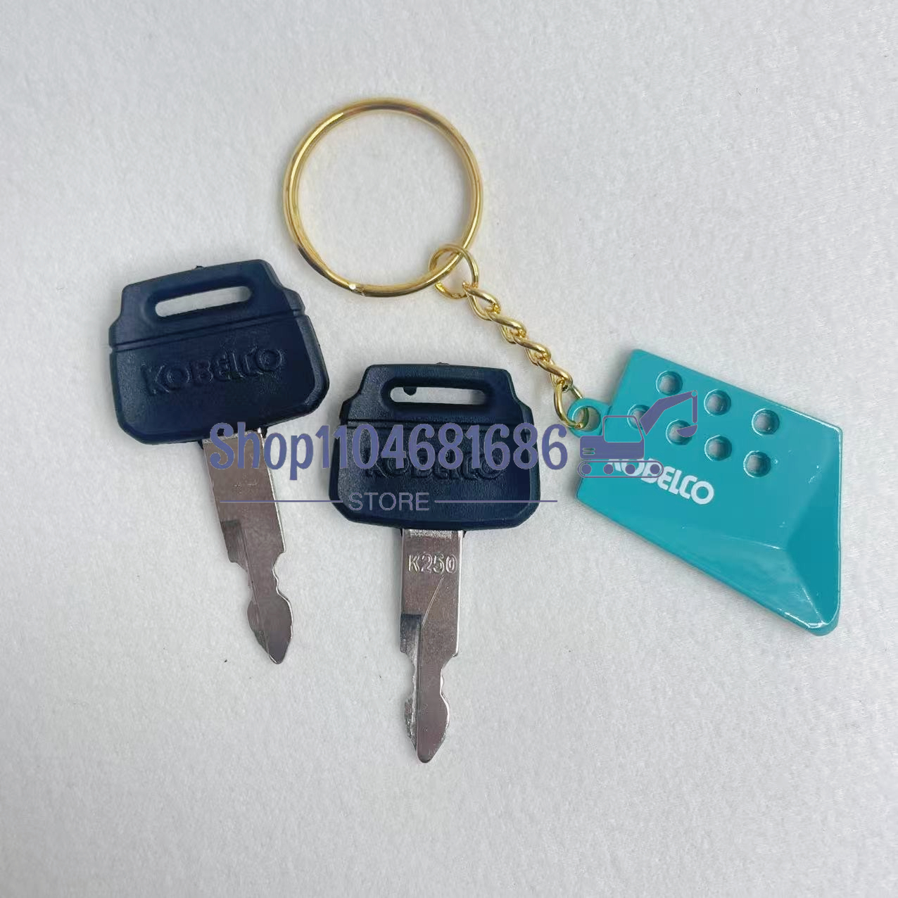 2pcs K250 Key for Kobelco for  - Heavy Equipment Keychain recension och pris