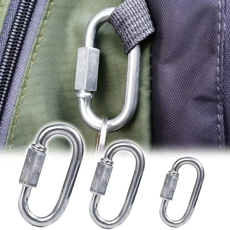 10/5pcs Quick Link Ring Stainl - Heavy Equipment Keychain recension och pris