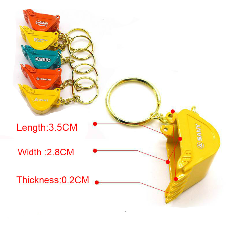 20PCS Alloy Bucket Key Chain f - Heavy Equipment Hitachi recension och pris