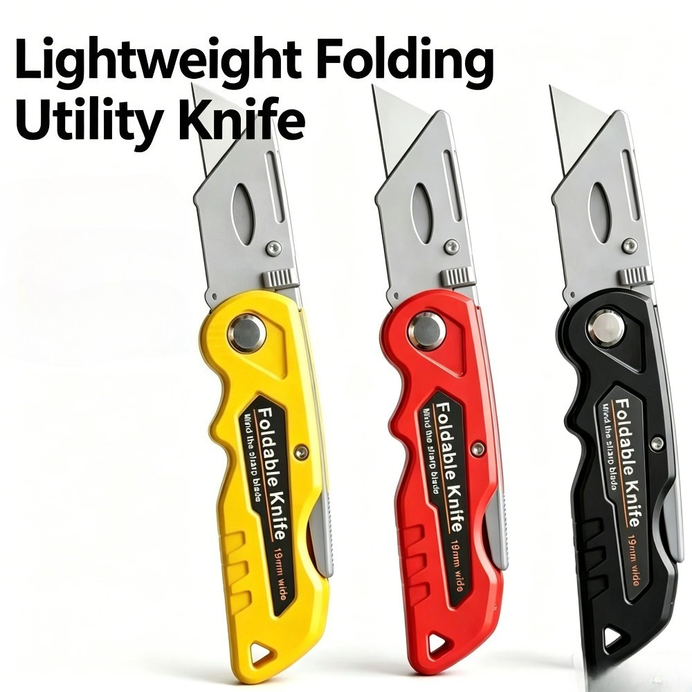 Foldable Utility Knife, Replac - Heavy Equipment Blade recension och pris