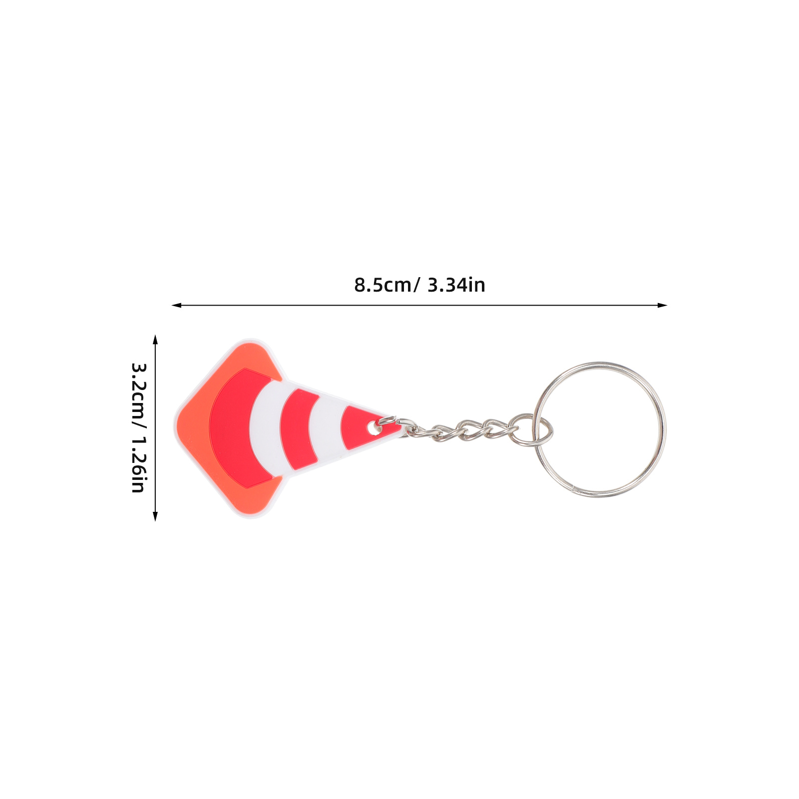 10Pcs Road Cones Keychain Set  - Road Traffic Cone recension och pris