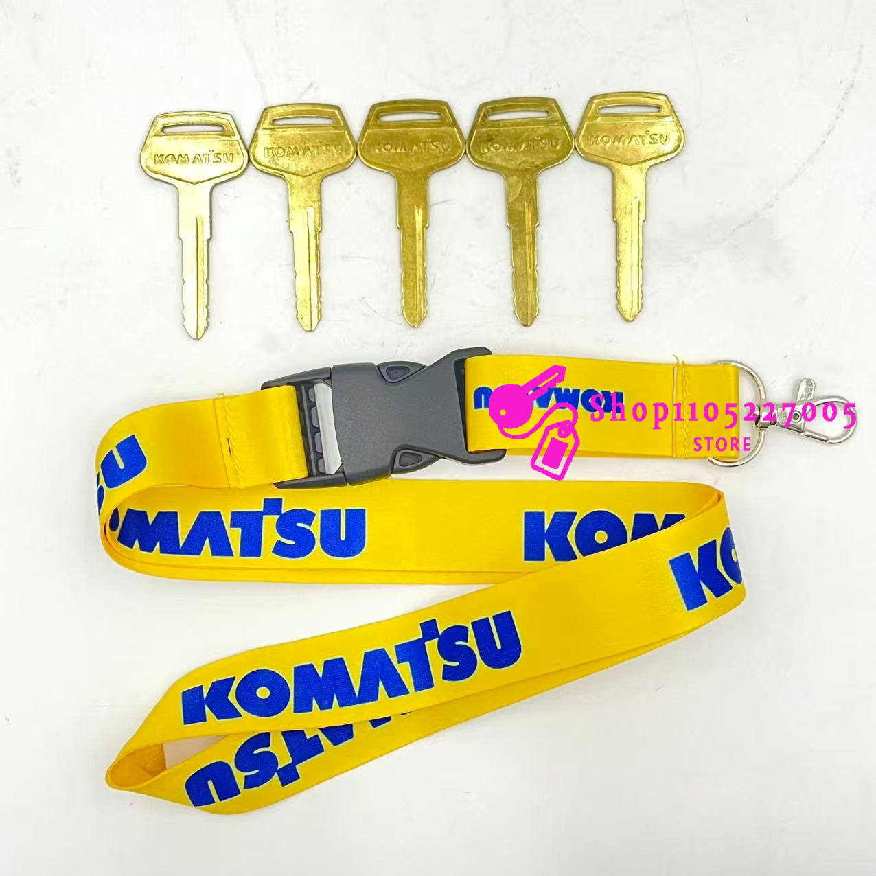 2/5/10pcs for Komatsu Pc -7 -8 - Heavy Equipment Keychain recension och pris