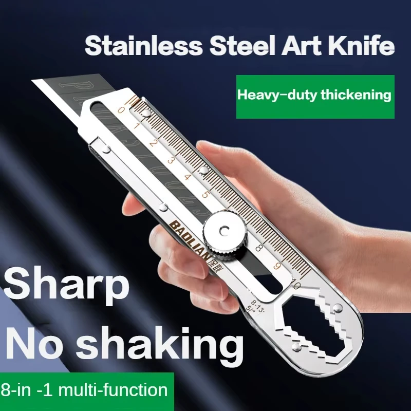 Utility Knife Box Cutter 8 In  - Heavy Equipment Blade recension och pris