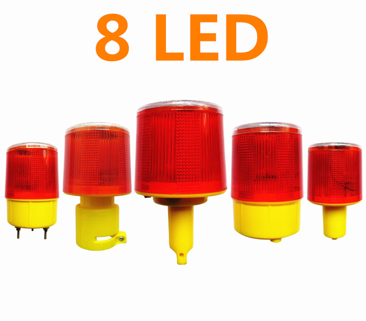 8LED  bright LED Solar Powered - Road Traffic Cone recension och pris