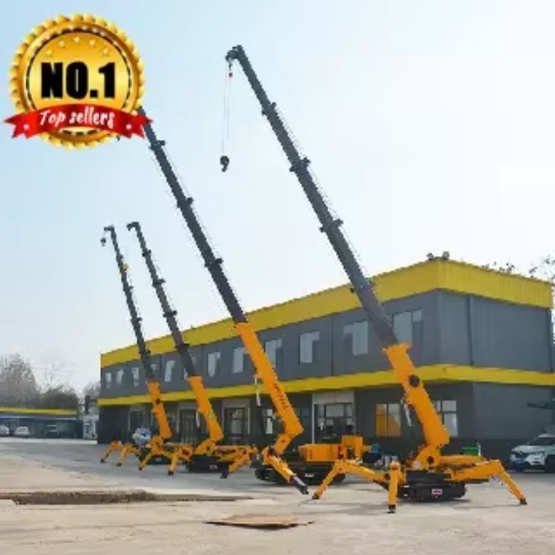 8T Hydraulic Spider Crane Heav - Heavy Equipment And Machinery recension och pris
