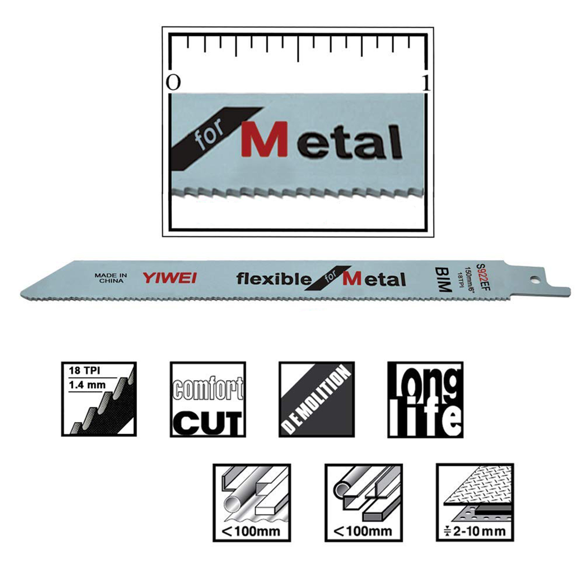 Heavy Duty Metal Cutting Recip - Heavy Equipment Blade recension och pris