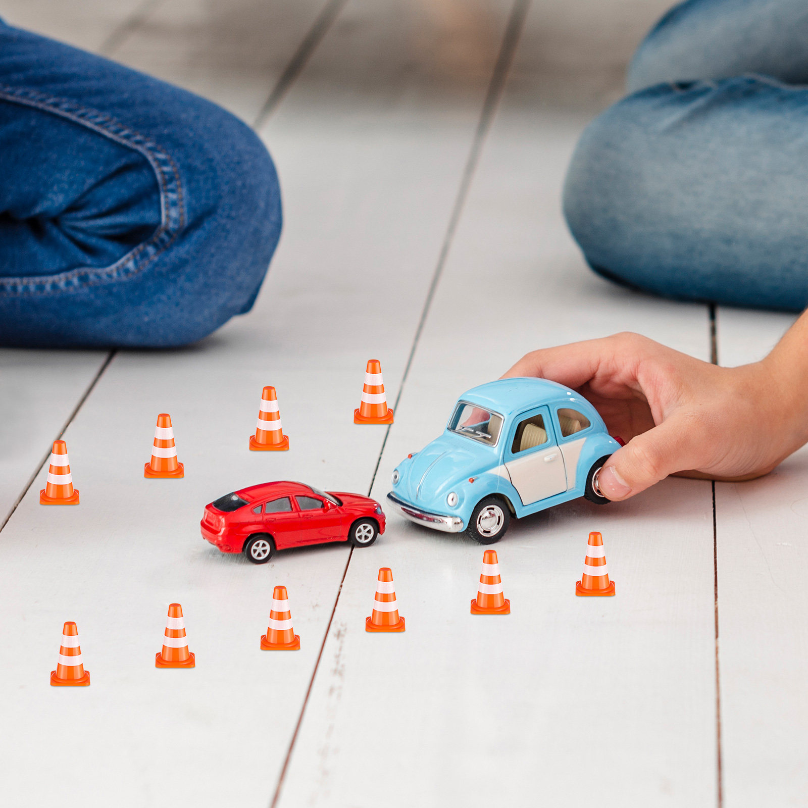 50Pcs Mini Traffic Cones Traff - Road Traffic Cone recension och pris